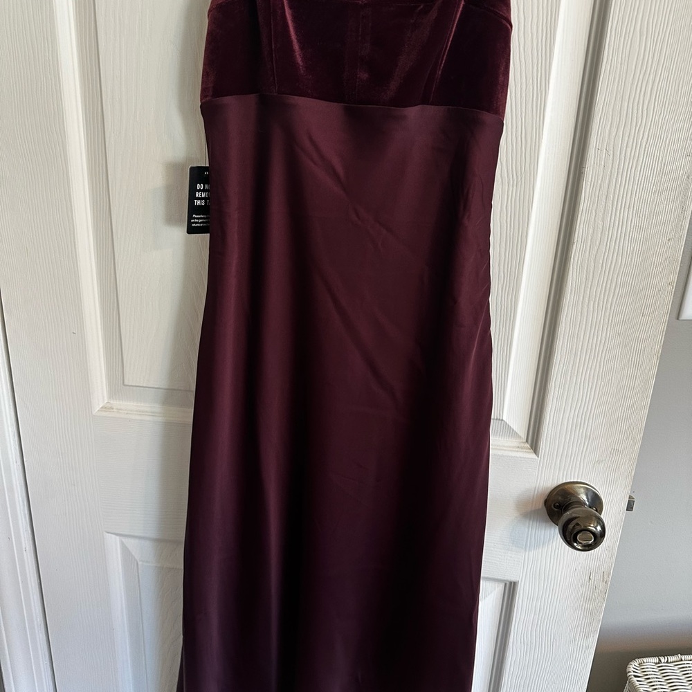 Express Burgundy Midi Dress